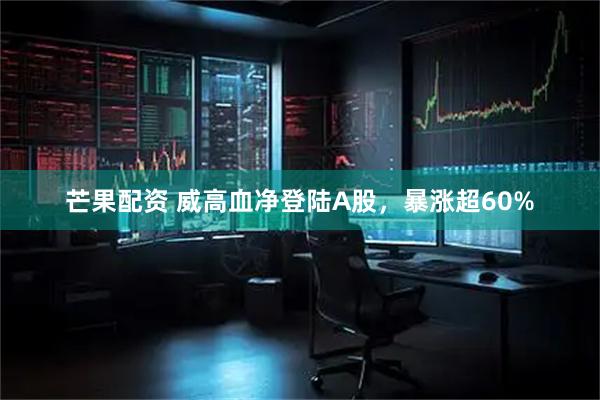芒果配资 威高血净登陆A股，暴涨超60%